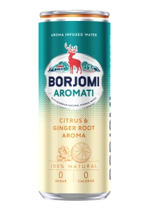BORJOMI AROMATI - CYTRUS IMBIR - 0,33L PUSZKA